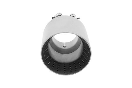 Terminale di scarico 89 mm, ingresso 51 mm – acciaio  