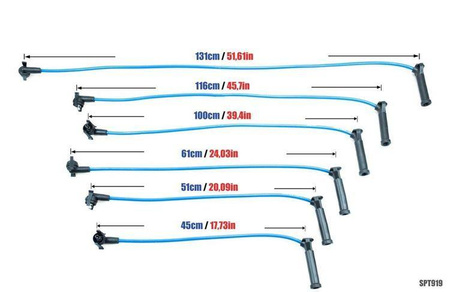 Ignition Leads Ford Explorer Ranger 4.0L V6 97-02 Red