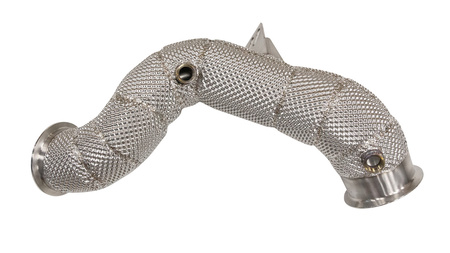 Downpipe Mercedes Benz AMG GT63 GTS63 con scudo termico