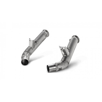 Alfa Romeo Giulia Quadrifoglio Downpipe-Satz ohne Kat Edelstahl Akrapovic