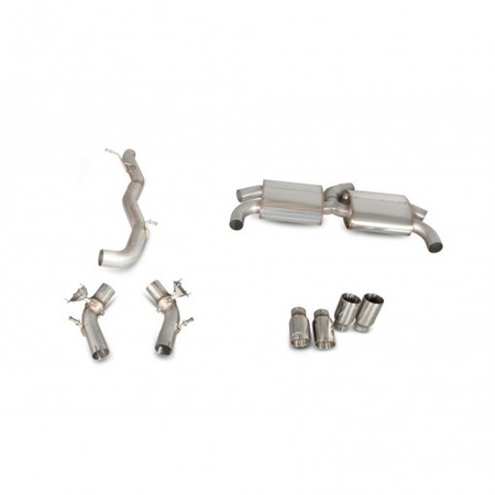 CatBack Audi SQ2 non risonato con valvole elettroniche (impianto di scarico da catalizzatore)