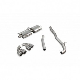 CatBack Audi S1 2.0 TFSI Quattro non risonato con valvole elettroniche (impianto di scarico da catalizzatore)