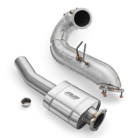 Kit downpipe Audi A4 S4/Avant Quattro/Avant 3.0 TDI avec catalyseur OBD et section intermédiaire