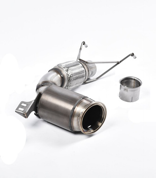 Large Bore Downpipe and Hi-Flow Sports Cat New Mini Mk3 ( F56 ) Mini Cooper S 2.0 Turbo ( Rest of World ) 2014 - 2025 Milltek Sport