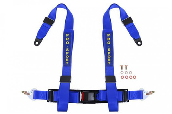 Arnés de competición 4p 3" Azul Pro Racing Sport