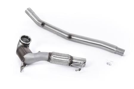 Large Bore Downpipe and Hi-Flow Sports Cat Volkswagen Golf MK8 R 2.0 TSI 320PS ( Non-GPF / North American Models Only ) 2022 - 2025 Milltek Sport