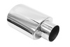 Exhaust tip 120×75 mm, inlet 63 mm – polished