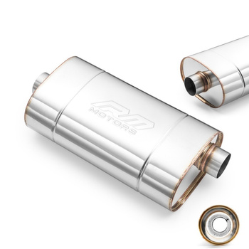 Silencioso Deportivo E002 Elíptico – Sin Estampado, Universal, Acero Inoxidable T304