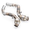 Downpipe BMW M8 F91 con catalizzatore HJS EURO 6 300 CPSI
