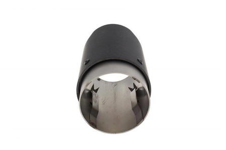 Terminale di scarico 80 mm, ingresso 67 mm – carbonio  