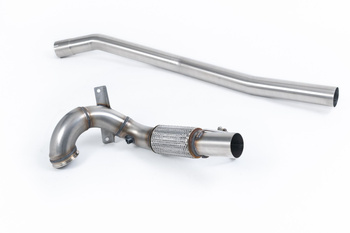 Large-bore Downpipe and De-cat Volkswagen Golf MK7.5 R 2.0 TSI 310PS ( Non-GPF Equipped Models Only ) - 80mm Race Systems 2017 - 2021 Milltek Sport