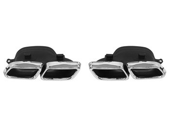 Auspuffblende 285×80 mm, Eingang 160×97 mm – Mercedes W212