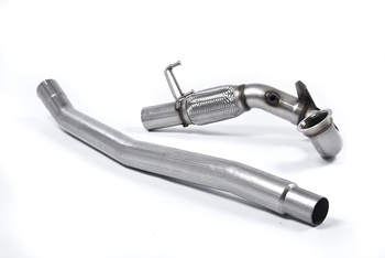 Large-bore Downpipe and De-cat Volkswagen Golf MK7 R 2.0 TSI 300PS ( ECE Approved & 76.2mm Systems ) 2014 - 2016 Milltek Sport