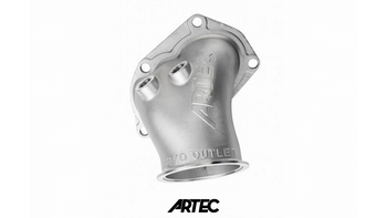 Mitsubishi Lancer Evo 4-9 4G63 3.5” Gussauslass O2 Housing Dump Pipe