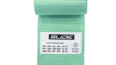 Rennsicherheitsgurte SLIDE V2 mint 4p 3" E4