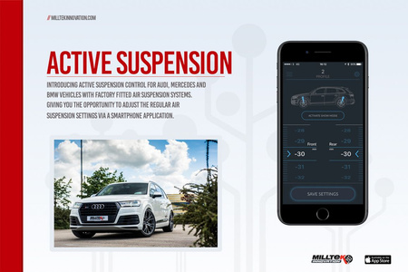 Active Suspension Control Audi Q7 3.0TDI ( 218 & 272PS ) 4M 2016 - 2025 Milltek Sport