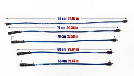 Ignition Leads Fiat 131 132 Argenta Regata 1.6 2.0L 72-87 Blue