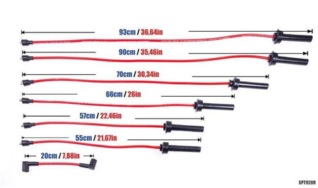 Ignition Leads Jaguar XJ6 XJS XJSC 3.2 3.6 4.0L 83-97 Red