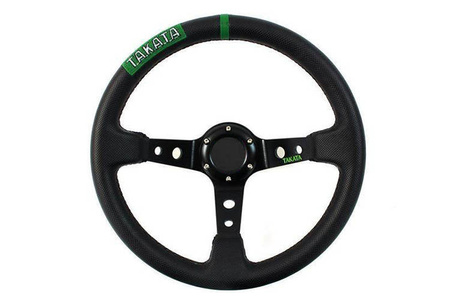 Volante deportivo PRO 350 mm Takata PVC – offset 80 mm