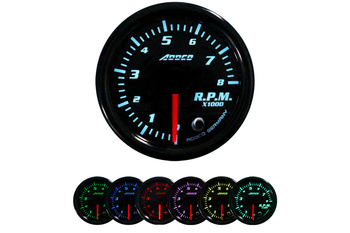 Jauge de régime moteur ADDCO 52 mm – Compte-tours RPM