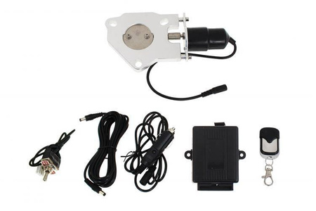 Valve d’échappement électrique 3.5" (89 mm) V-Band kit avec interrupteur