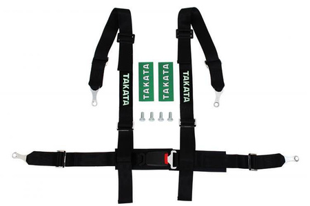 Racing harness 4-point 2" black – Takata Replica