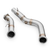 Sistema de escape BMW M2 CS, M2 Competition (F87) S55 GPF/OPF con silenciador + downpipe