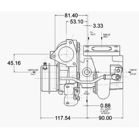 Turbocompresseur Garrett GT2560R (GT28R)