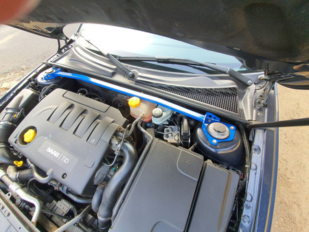 Strut Bar Saab 93 9-3 Black