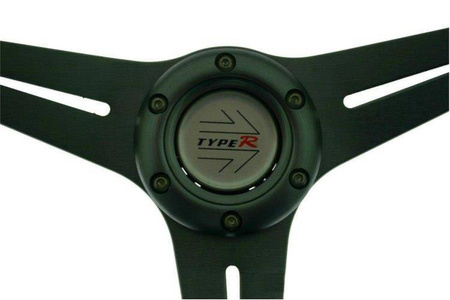 PRO Sportlenkrad 350 mm roter Carbon – 20 mm Versatz  