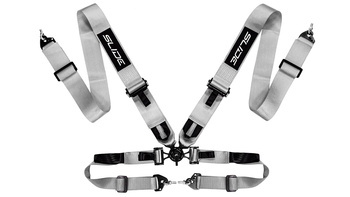 Racing seat belts SLIDE V2 Quick silver 4p 3"