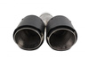 Dual exhaust tip 2×101 mm, inlet 65 mm – carbon, size L