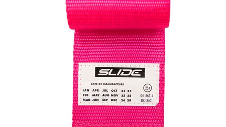 Racing seat belts SLIDE V2 pink 4p 3" E4