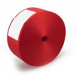 Seat belt webbing 10 m – red