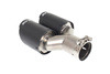 Double exhaust tip 89 mm inlet 63.5 mm SLIDE