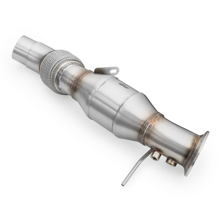 Downpipe BMW E63, E64 635d M57N2 con silenziatore