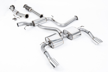 Turbo-back including Hi-Flow Sports Cat Ford Focus MK2 RS 2.5T 305PS 2009 - 2010 ( Quieter ) Milltek Sport