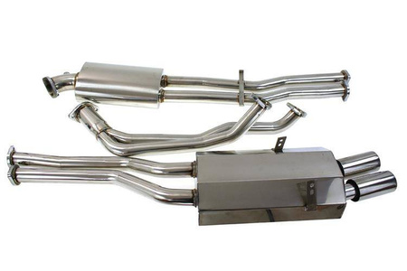 BMW E36 M3 (2x2" to 3" Pipes | 2x3" Tips) Cat-Back Exhaust System