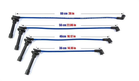 Cables de encendido Honda Accord Prelude 90-01 azul