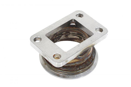Turbo Flansch T3 auf 2,5" V-Band Edelstahl