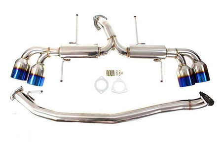 Nissan GT-R R35 (80mm | Straight-through muffler with silencer) Cat-Back Exhaust System