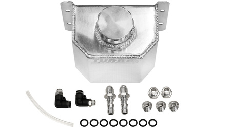 Oil Catch Tank con tabique 1L Plata