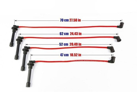 Zündkabel Honda CRV Accord Civic 94-06 blau