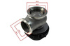 Wastegate esterna 38mm 1,0 Bar V-Band Nero