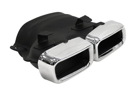 Punta de escape 285×80 mm, entrada 160×97 mm – Mercedes W212  