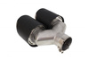 Dual exhaust tip 2×114 mm, inlet 63 mm – carbon