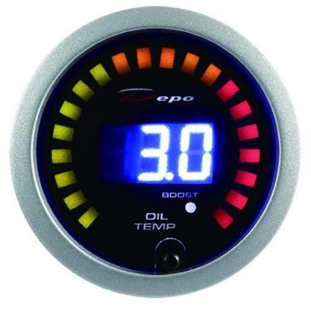 Manomètre 2en1 Turbo/Température d'Huile Depo