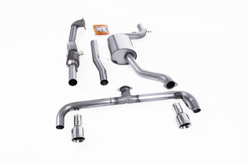 Turbo-back including Hi-Flow Sports Cat Volkswagen Golf MK6 GTi 2.0 TSI 210PS 2009 - 2013 Milltek Sport