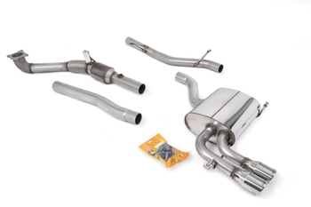 Turbo-back including Hi-Flow Sports Cat Audi A3 2.0T FSI Quattro 5 door SportBack 2004 - 2012 ( Louder ) Milltek Sport