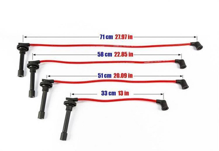 Cavi candela Honda Civic Integra Aerodeck 98-01 blu